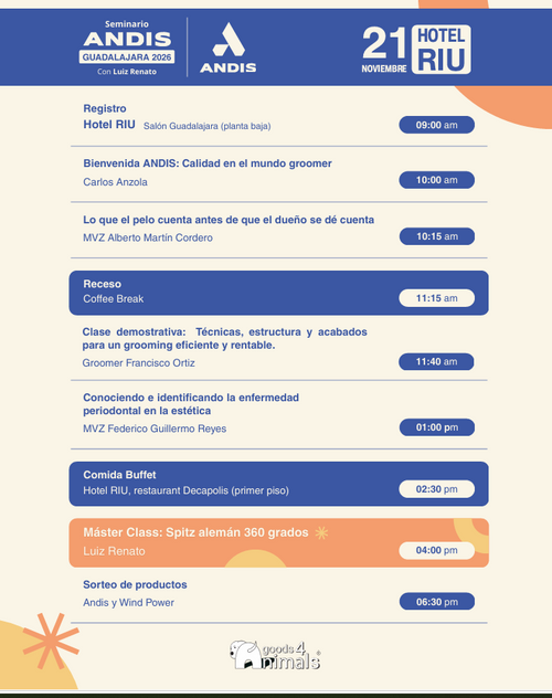 Boleto Seminario Andis 2026